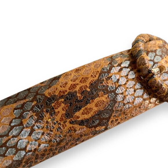 VINTAGE Streets Ahead leather belt 39 inch - Picture 3 of 9